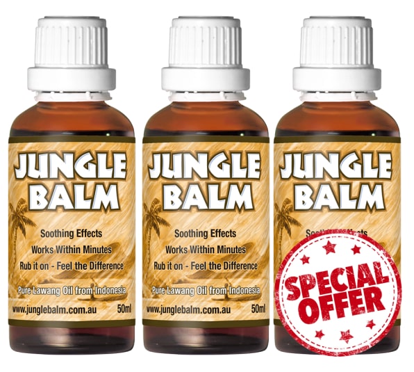 3 x Jungle Balm (50 ml) - Pure Jungle Balm from Indonesia