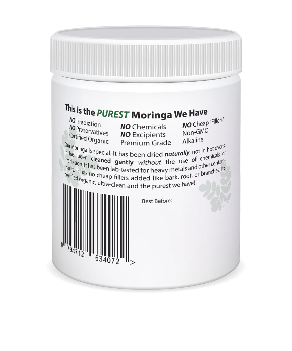 Organic Moringa Leaf Powder (150g)