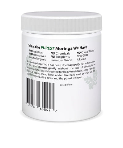 Organic Moringa Leaf Powder (150g)