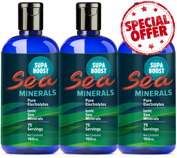 3 x Sea Minerals Supa Boost (150 ml)