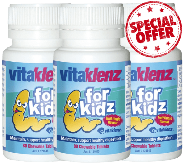 3-Pack Vitaklenz For Kids Fruit Tingle (3x80 Tabs) Bulk Buy Special Offer